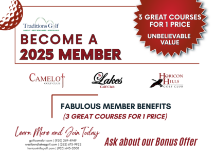2025 Memberships at The Golf Club at Camelot
