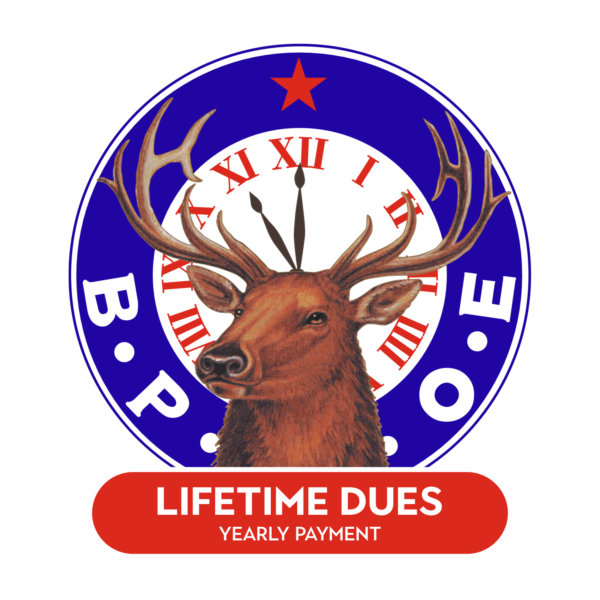 2025 Elks Dues - Life Member - Due by April 1st
