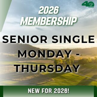 2026 Senior Single M-TH