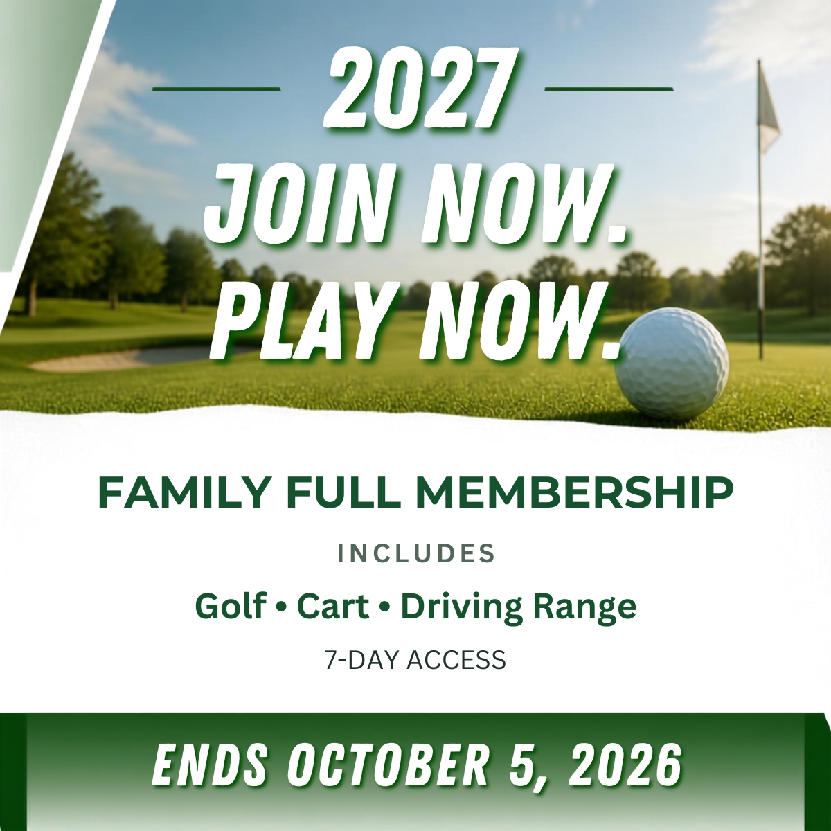 2027 Family Full Membership