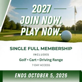 2027 Single Full Membership