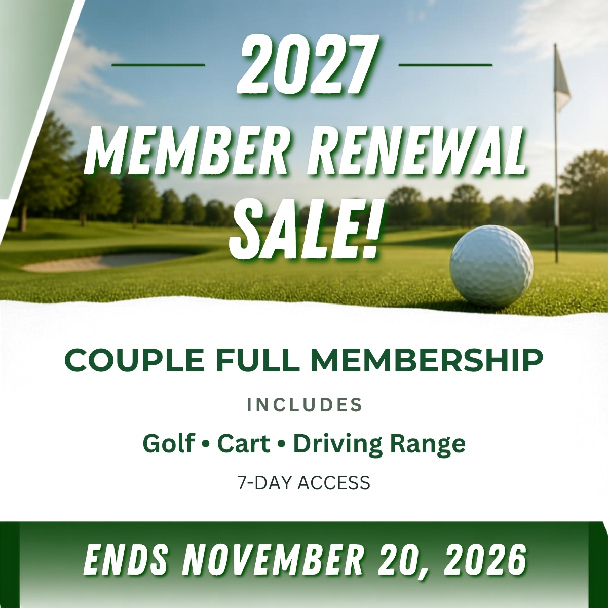 2027 Couple Full Membership