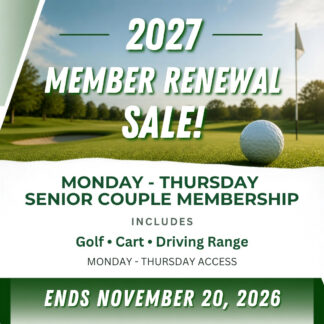 2027 M-TH Senior Couple Membership