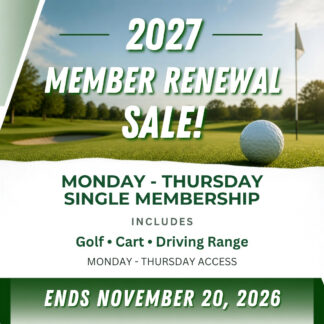 2027 M-TH Single Membership