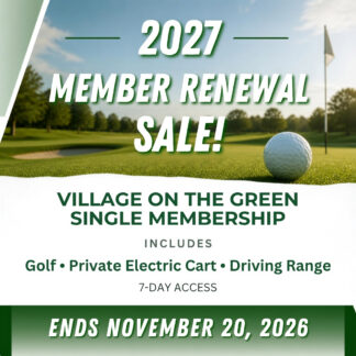 2027 Village on the Green Single Membership