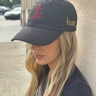 Hush Lips Dad Hat (Black)