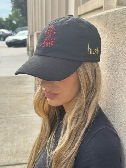 Hush Lips Dad Hat (Black)