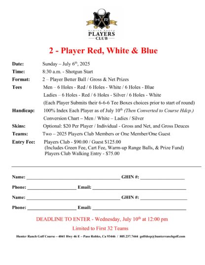 2-Player Red, White, & Blue (2025)