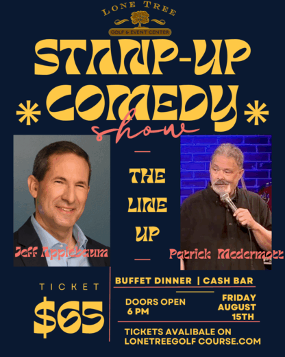 Comedy Night with Jeff Applebaum & Patrick Mcdermott 8.15.25