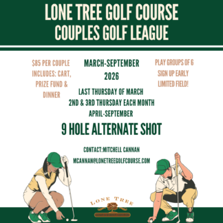 Couples Golf March 26th 2026 5:00 P.M. Start