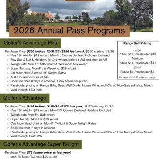 2026 Golfer's Advantage Annual Pass