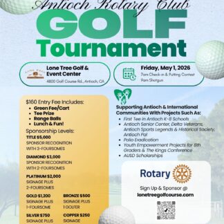 Antioch Rotary Club 33rd Annual Golf Tournament
