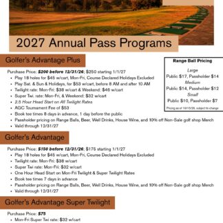 2027 Golfer's Advantage Super Twilight Pass