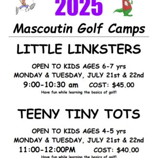 Tiny Tots and Little Linksters Sign Up