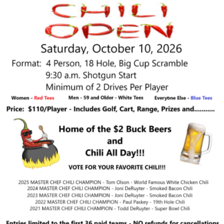 Chili Open 2026