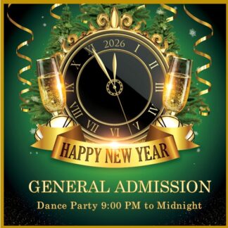 New Years Eve Dance Party | General Admission | 9:30 to Midnight