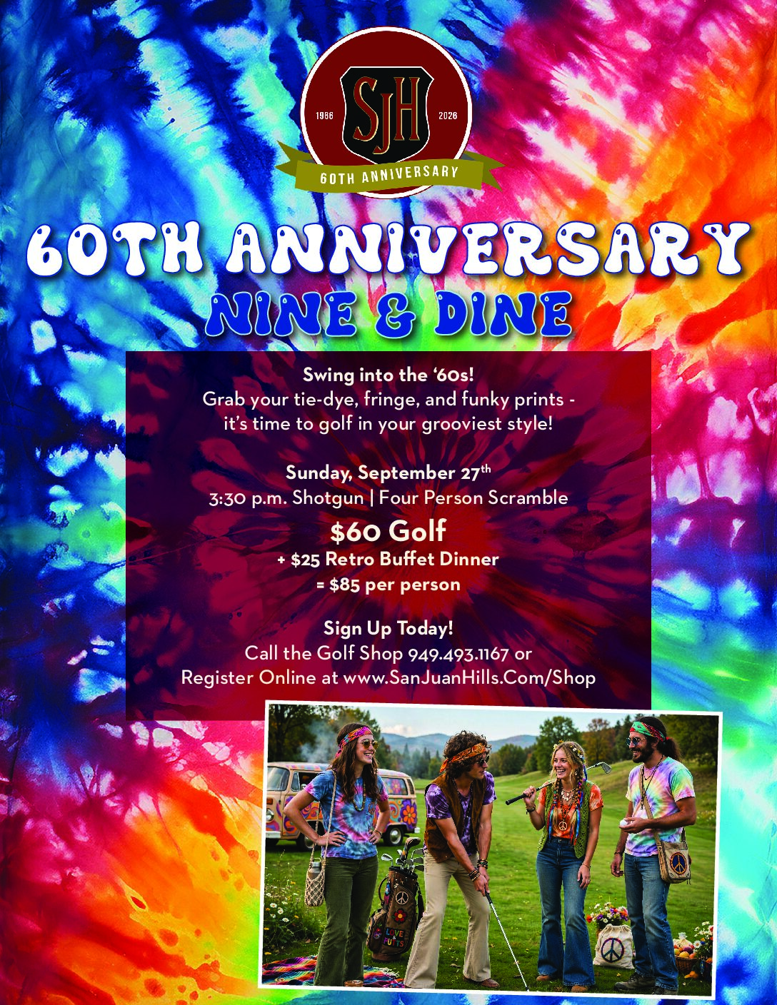 60th Anniversary | Groovy 9 & Dine - Image 2
