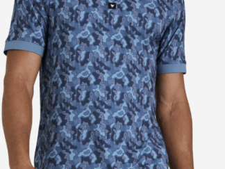 Bad Birdie Topographic Ridge Polo