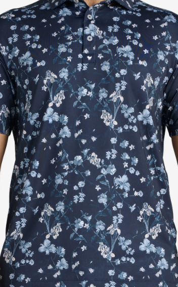 Bad Birdie Midnight Garden Polo