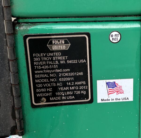 2012 Foley Accupro 632 Reel Grinder -3 Available - Image 5