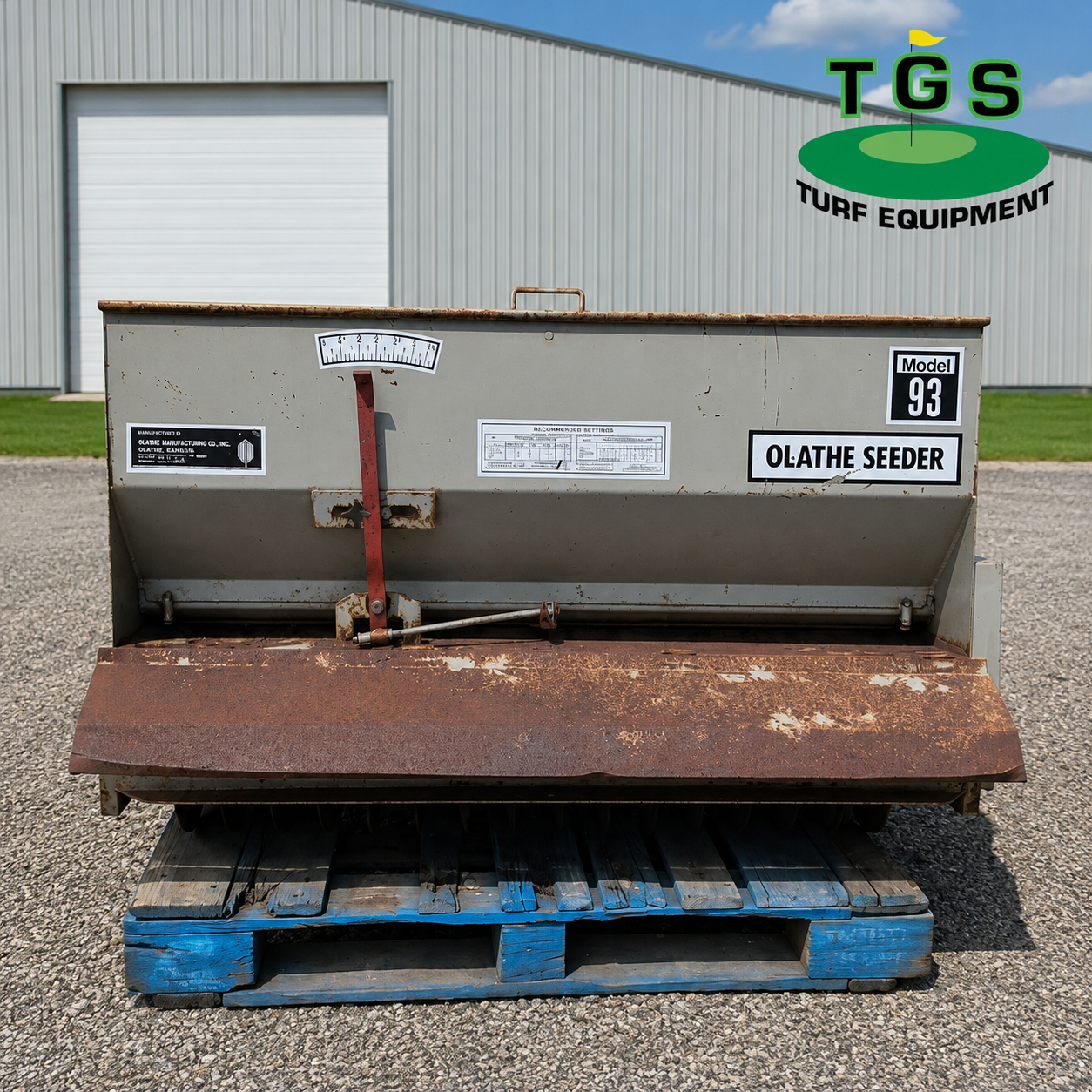 MODEL 93 SEEDER W/ MODEL 83 POWER DE-THATCHER