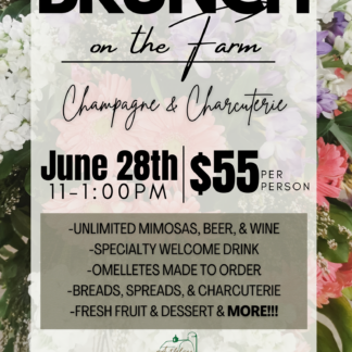Brunch on the Farm - Champagne and Charcuterie